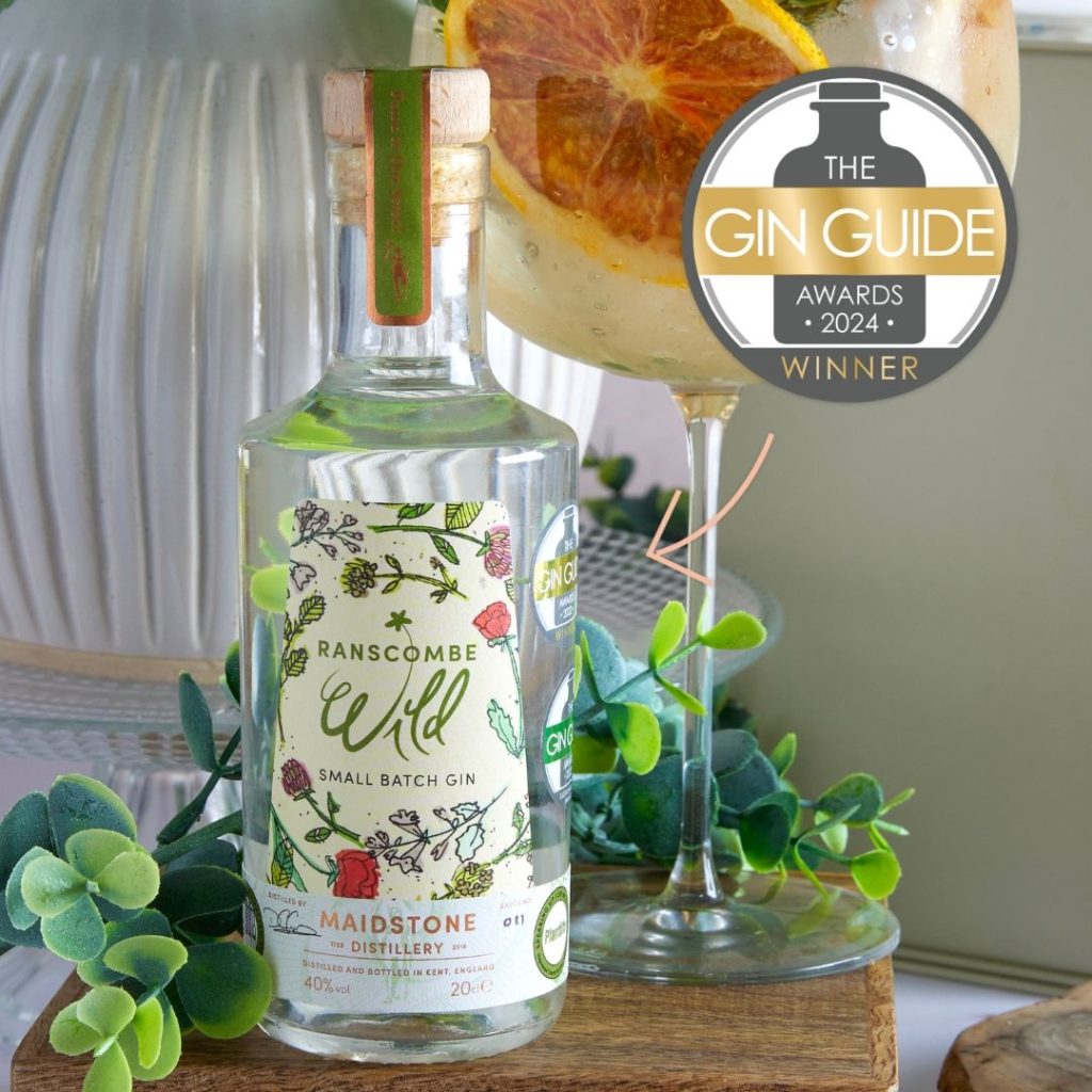 Award winning gin from Maidstone Gin, a supplier featuring in hampers by hampers.com